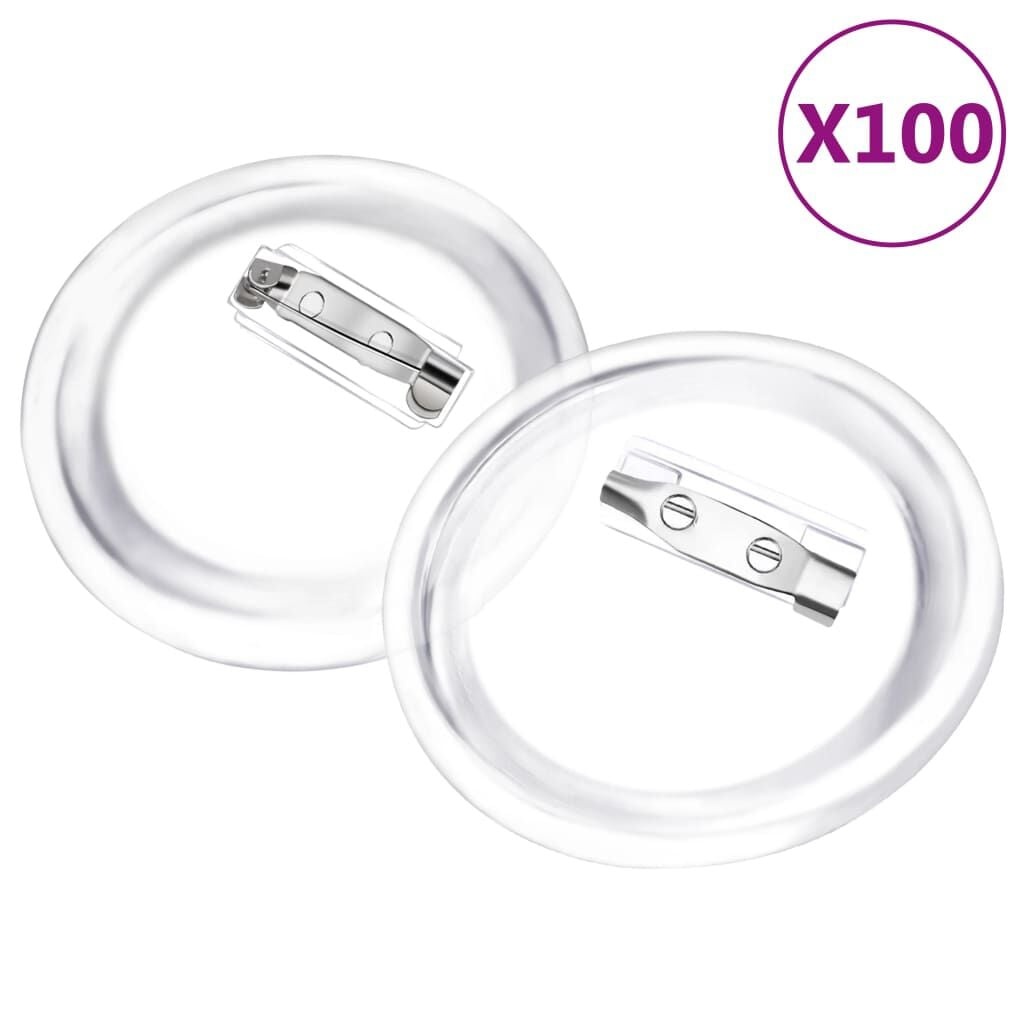 vidaXL Buttons met Spelden 100 Stuks (58mm) - 28% Korting!