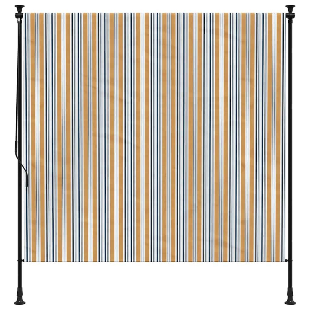 Rolgordijn voor Buiten (200x270 cm) - Geel/Wit - 71% Korting!