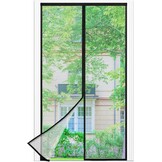 Zwarte Vliegendeur 110x230cm - 35% Korting!