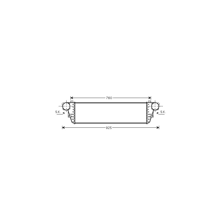 Intercooler Mercedes C-Klasse W203 220 CDI (2003-2005) - 77% Korting!