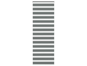 vidaXL Zebra Rolgordijn Donkergrijs - 38% Korting!