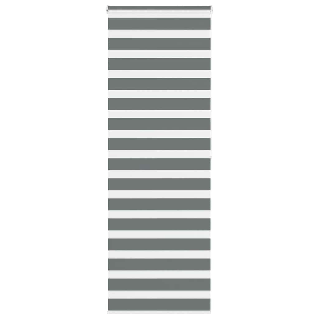 vidaXL Zebra Rolgordijn Donkergrijs - 38% Korting!