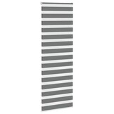 vidaXL Zebra Rolgordijn Donkergrijs - 38% Korting!