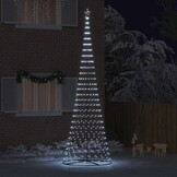 vidaXL LED Kerstboom 500cm Koudwit - 72% Korting