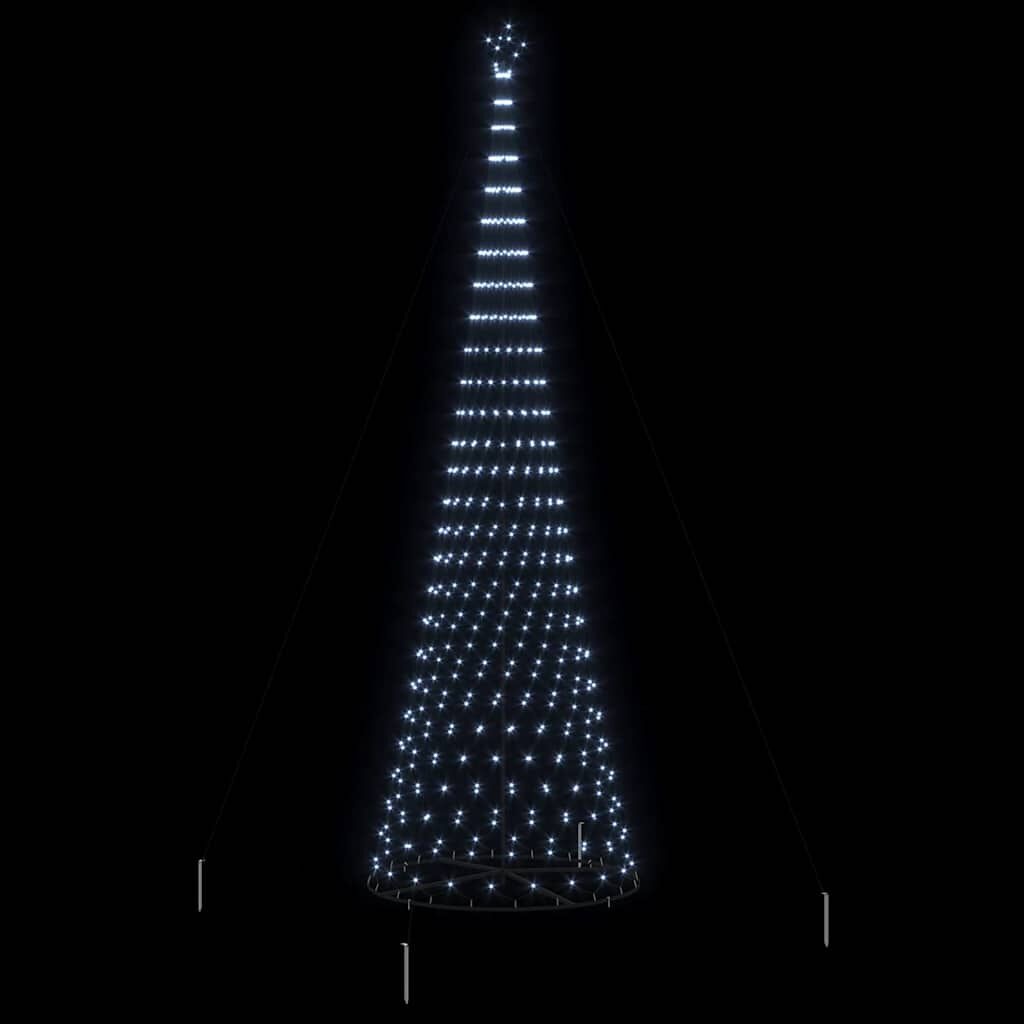 vidaXL LED Kerstboom 500cm Koudwit - 72% Korting