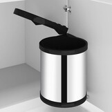 vidaXL Keukenvuilnisbak Inbouw 12L RVS - 59% Korting