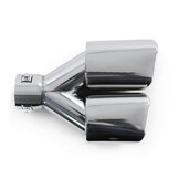 Universeel RVS Uitlaatsierstuk Zilver - 62% Korting!