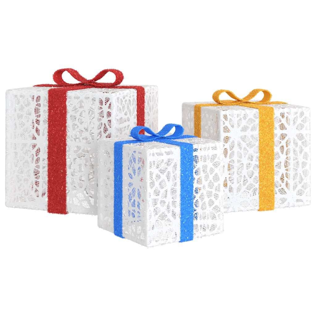 vidaXL Verlichte Kerstcadeaubox Set (3 stuks) - 59% Korting