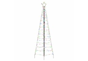vidaXL LED Kerstboom Multikleur 250cm - 64% Korting!