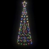 vidaXL LED Kerstboom Multikleur 250cm - 64% Korting!