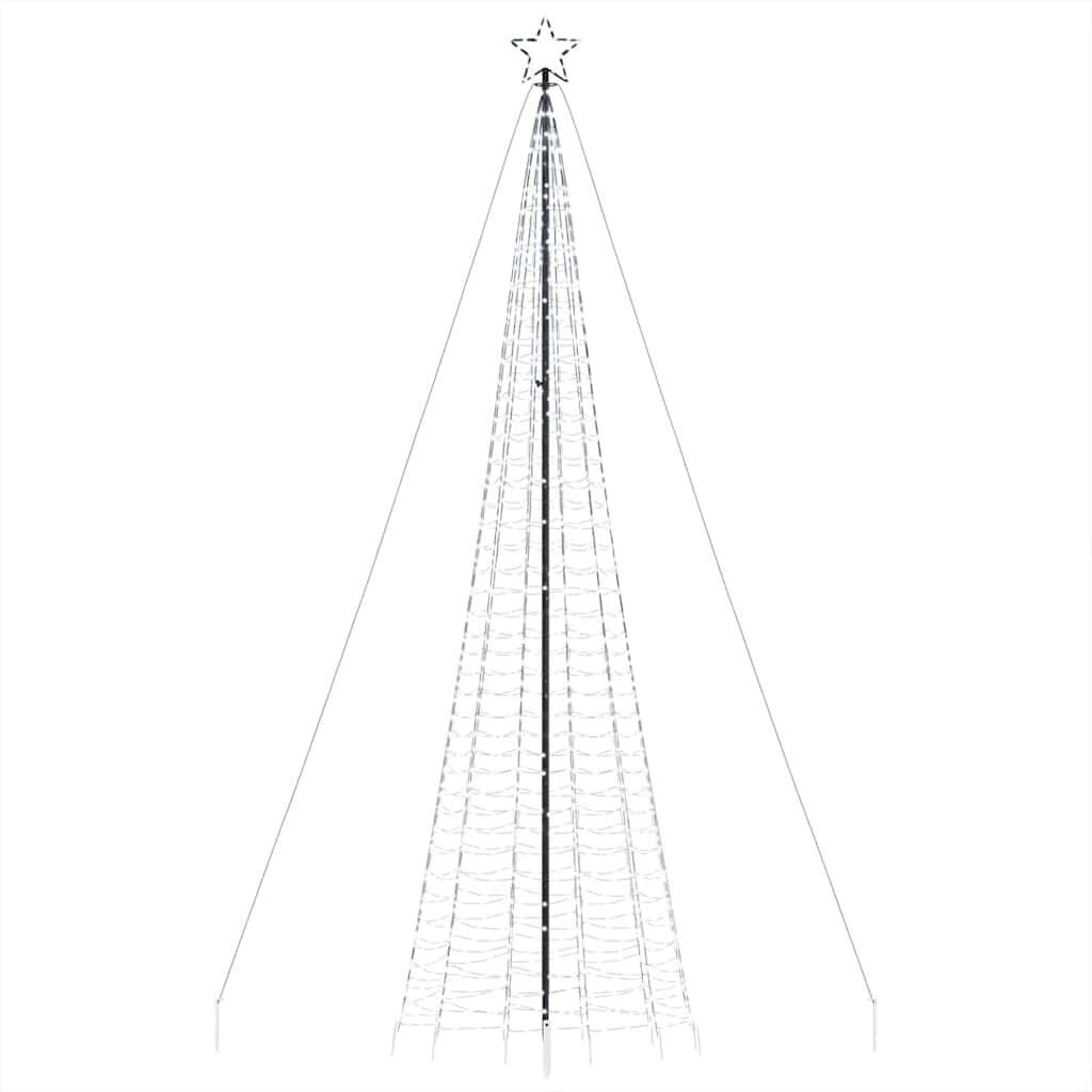 vidaXL LED-kerstboom 500cm koud wit - 47% korting!