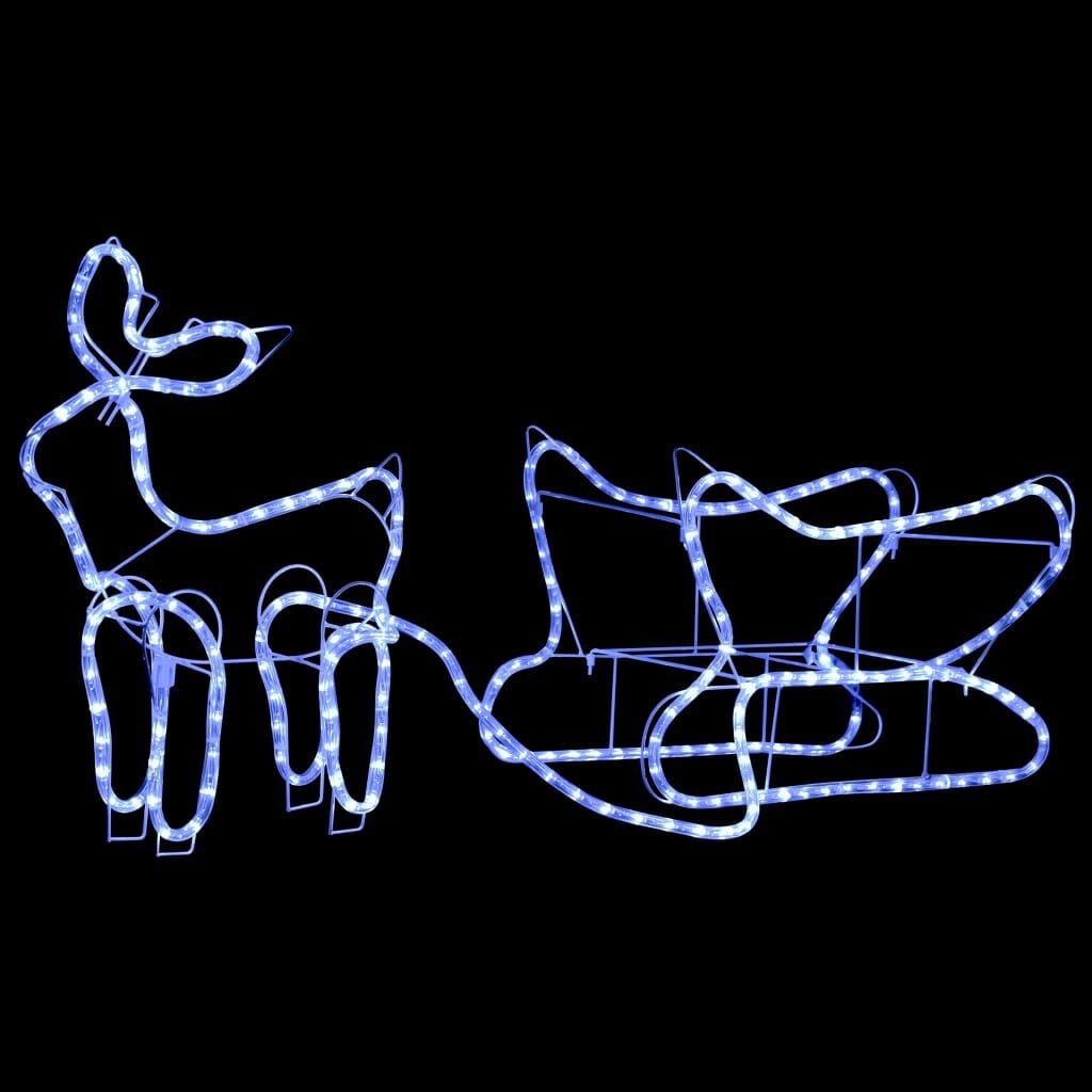 vidaXL Kerstdecoratie Rendier & Slee met 252 LED's - 54% Korting