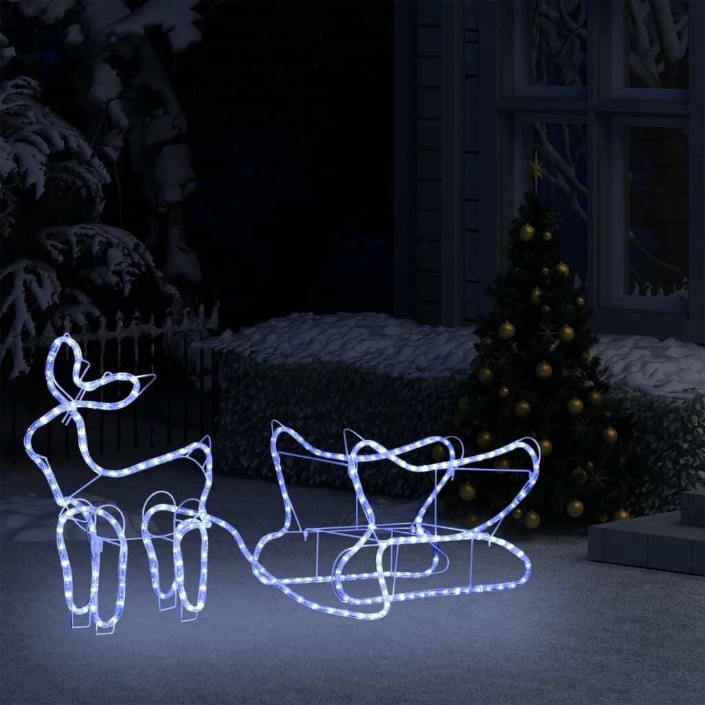 vidaXL Kerstdecoratie Rendier & Slee met 252 LED's - 54% Korting