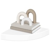 vidaXL Hoekschappen Zwevend Wit (2 stuks) - 69% Korting!