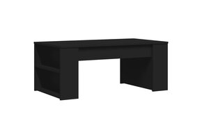 vidaXL Salontafel 102x50x45 cm Bewerkt Hout Zwart - 61% Korting