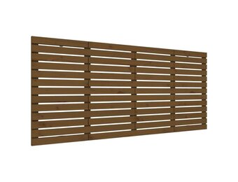VidaXL Hoofdbord Grenenhout Honingbruin - 47% Korting!