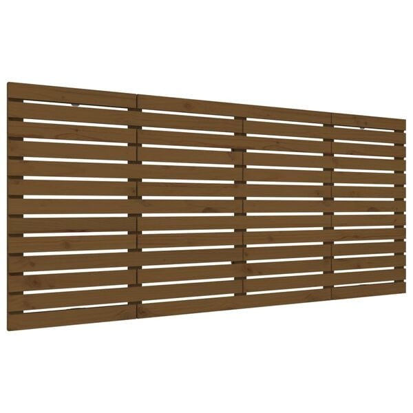 VidaXL Hoofdbord Grenenhout Honingbruin - 47% Korting!