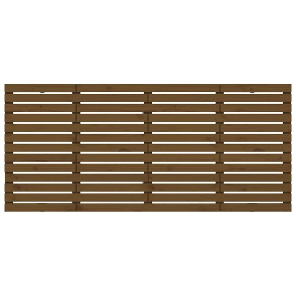 VidaXL Hoofdbord Grenenhout Honingbruin - 47% Korting!