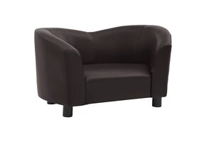 vidaXL Hondenbank - Kunstleer Bruin - 51% Korting!