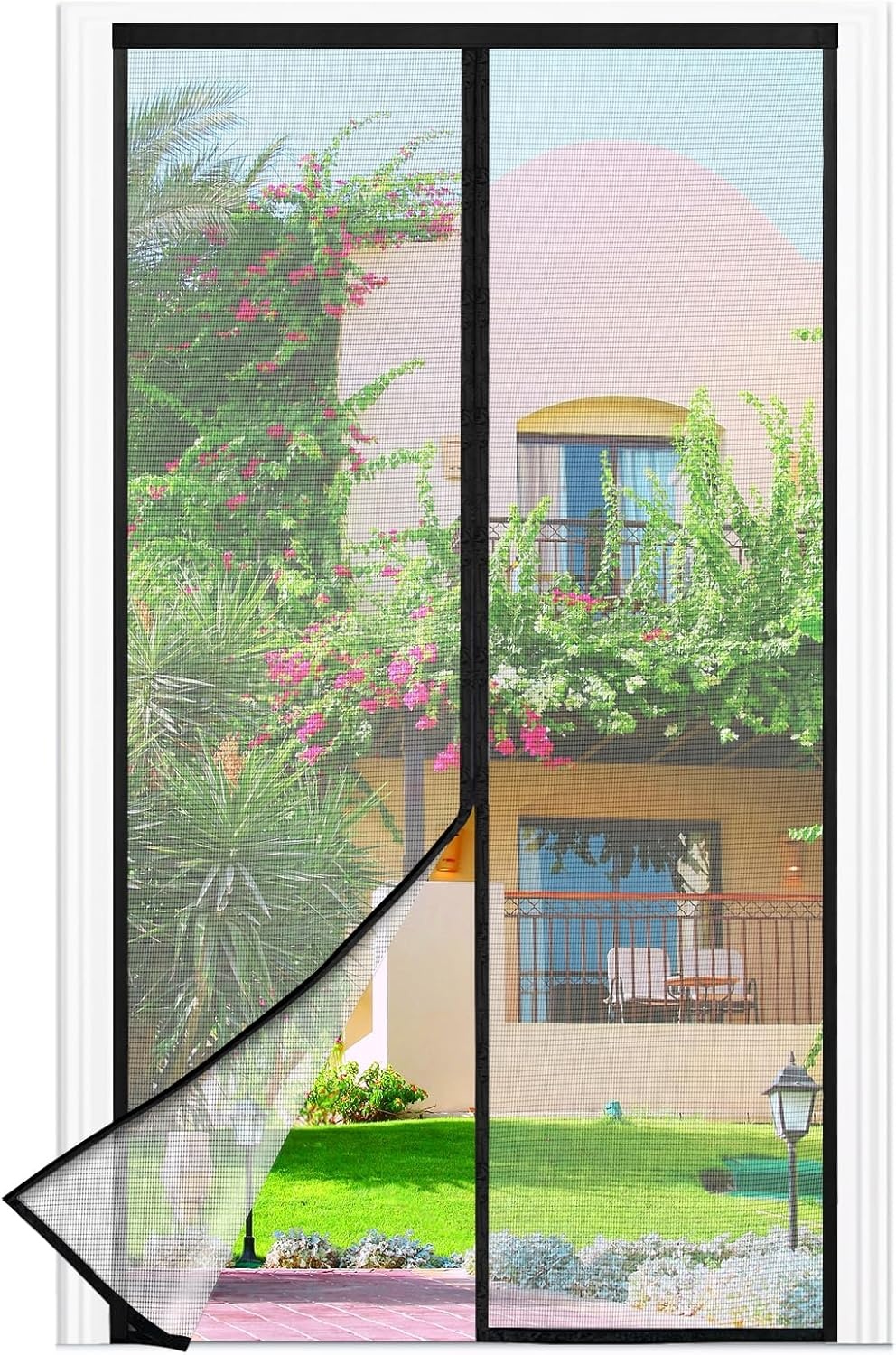Magnetisch Vliegengordijn 75x220cm - Balkon & Terras - Zonder Boren