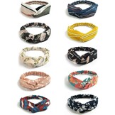 Boho Hoofdbanden Dames | 10 Stuks | 55% Korting | Vintage Bloem