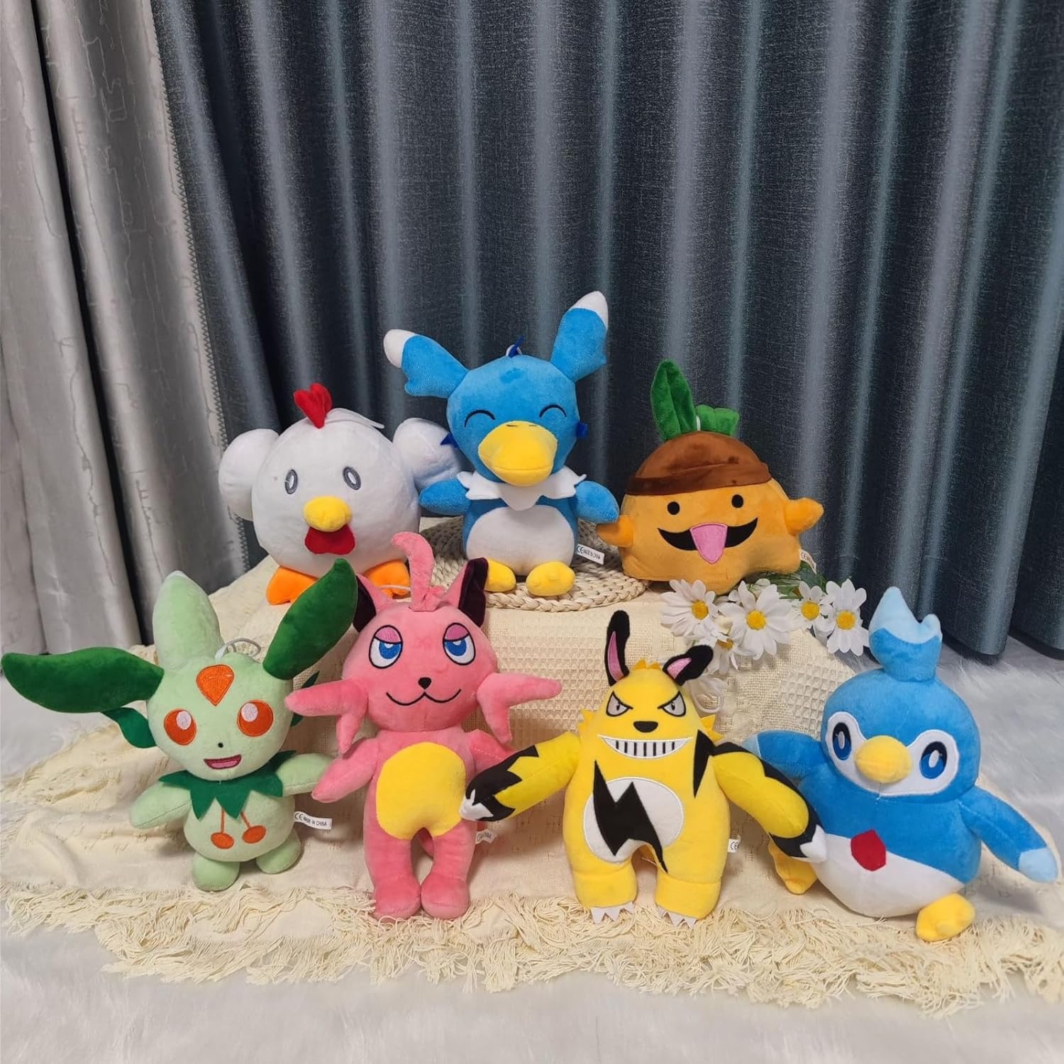 Pluche Dierenknuffel Lamball Paars - Zacht knuffeldier uit Palworld