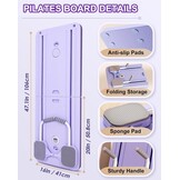 Pilates Reformer Opvouwbaar met Ab Roller, Weerstandsbanden, Timer & Automatische Terugslag Zwart/Grijs