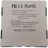 Houten bamboe oplaadstation dockingstation 5-poorts USB-oplader voor telefoons & tablets, incl. 5 kabels