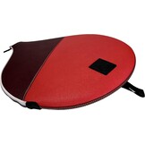 Tennisrackethoes waterdicht neopreen beschermend voor één racket rood/kersen 51x31cm