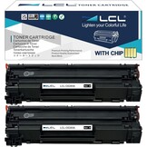 Compatibele tonercartridge 85A CE285A 2-pack zwart voor HP LaserJet Pro P1102 P1102W M1132 M1217NFW serie