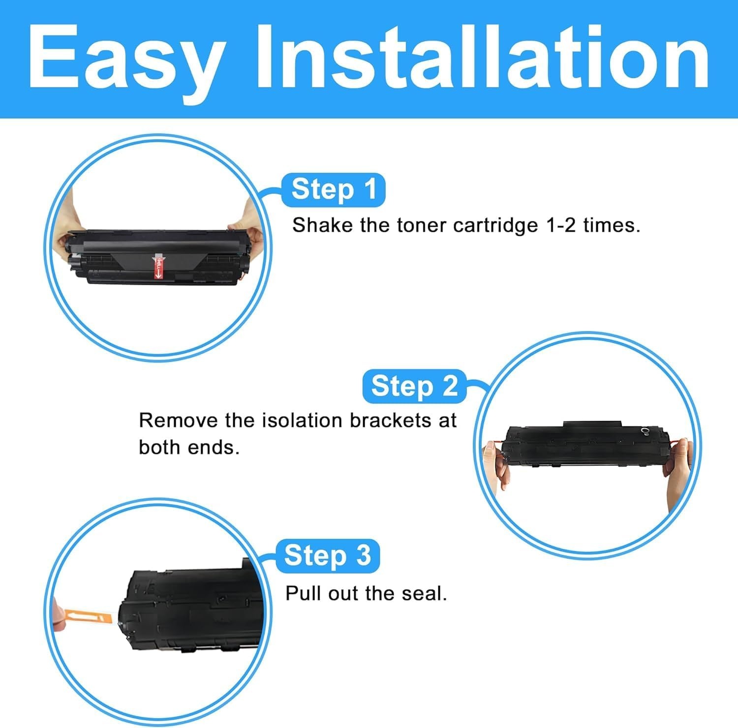 Compatibele tonercartridge 85A CE285A 2-pack zwart voor HP LaserJet Pro P1102 P1102W M1132 M1217NFW serie