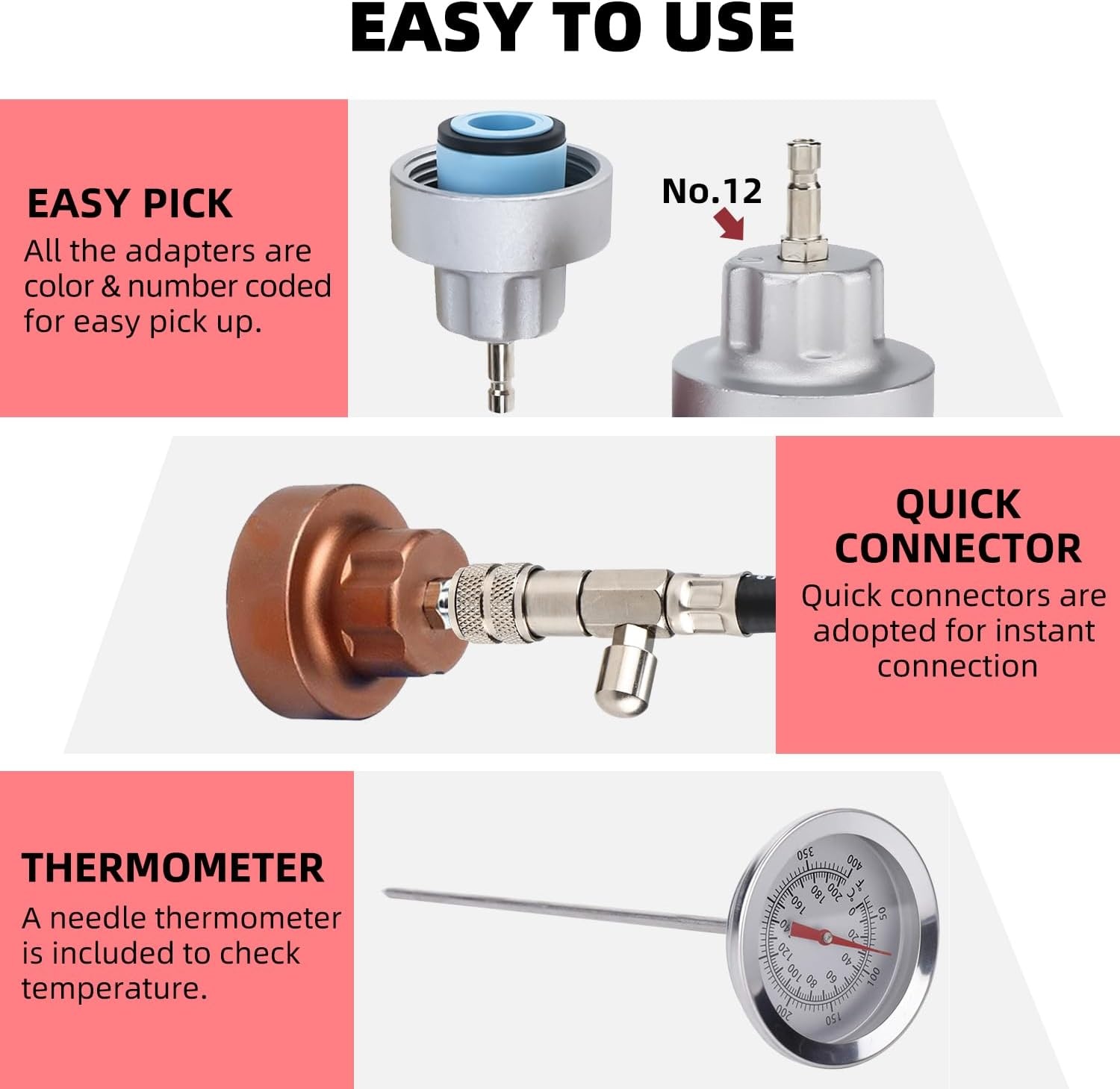 Koelsysteem & Radiator Druktesterset 14-delig Universeel voor Koelvloeistoflekkage met Pomp en Adapters