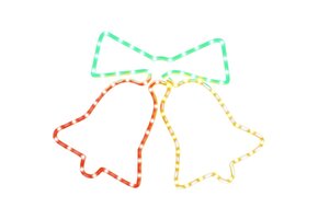 vidaXL Kerstklok Figuur met 72 LED's | 50x56 cm | 70% Korting