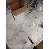 vidaXL Kerstversiering rendieren en slee 160 LED's 130 cm acryl