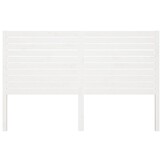 vidaXL Hoofdbord Grenenhout Wit - 75% Korting!