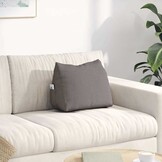 VidaXL Rugkussen Taupe 45x20x35cm - 55% Korting!