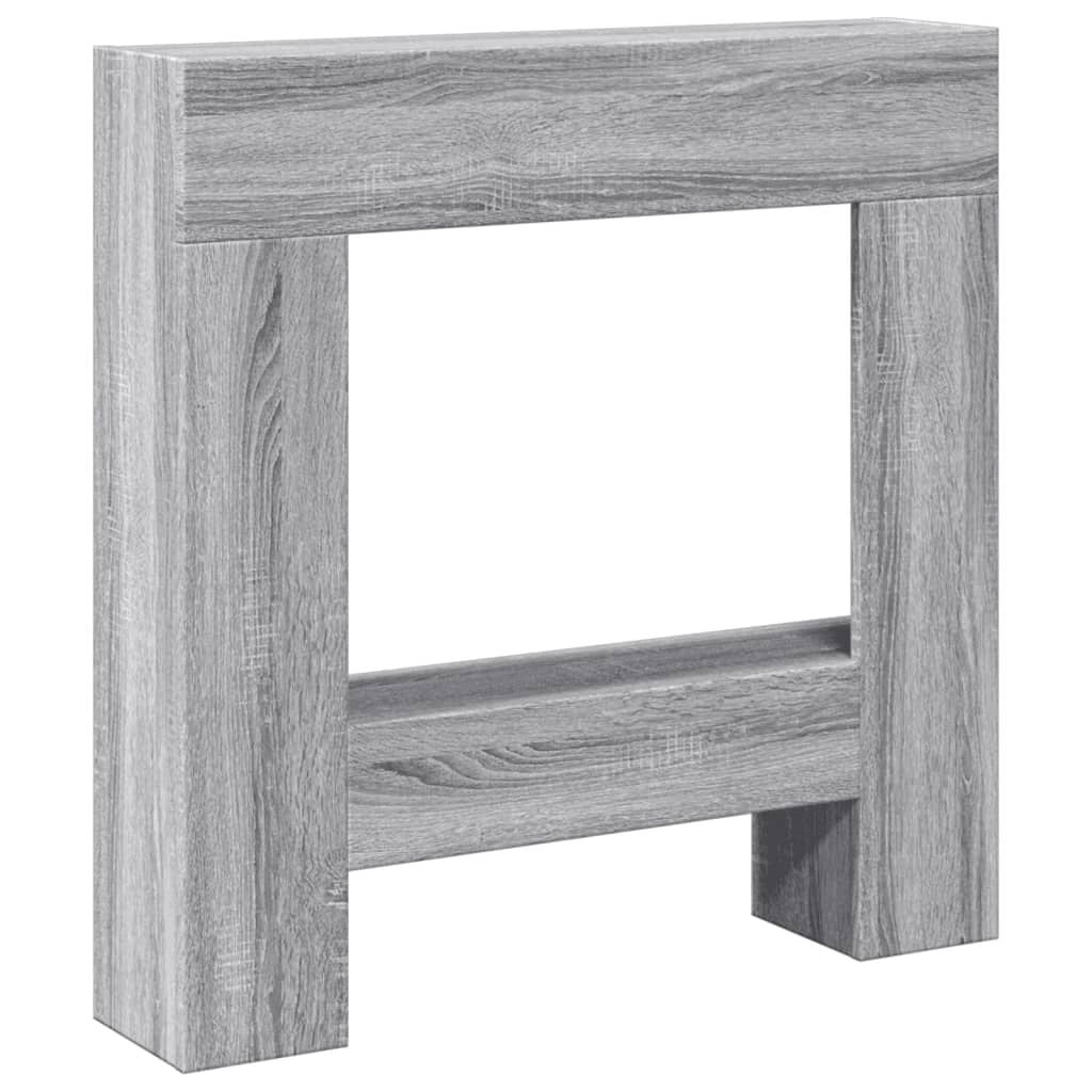 vidaXL Haardombouw 81x18x82 cm Grijs Sonoma Eiken - 59% Korting!