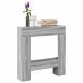 vidaXL Haardombouw 81x18x82 cm Grijs Sonoma Eiken - 59% Korting!