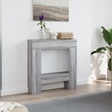 vidaXL Haardombouw 81x18x82 cm Grijs Sonoma Eiken - 59% Korting!