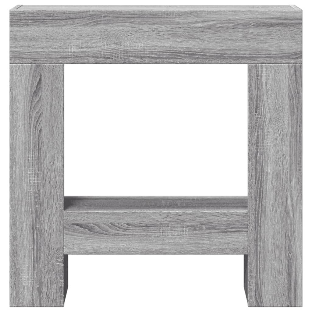 vidaXL Haardombouw 81x18x82 cm Grijs Sonoma Eiken - 59% Korting!