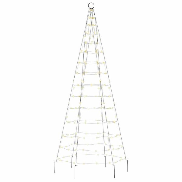 vidaXL LED-kerstboom vlaggenmast 180cm - 58% korting!