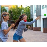 Reflexbal set familiepakket met 4 boksballen en hoofdband voor reactie, behendigheid, snelheid en coördinatietraining