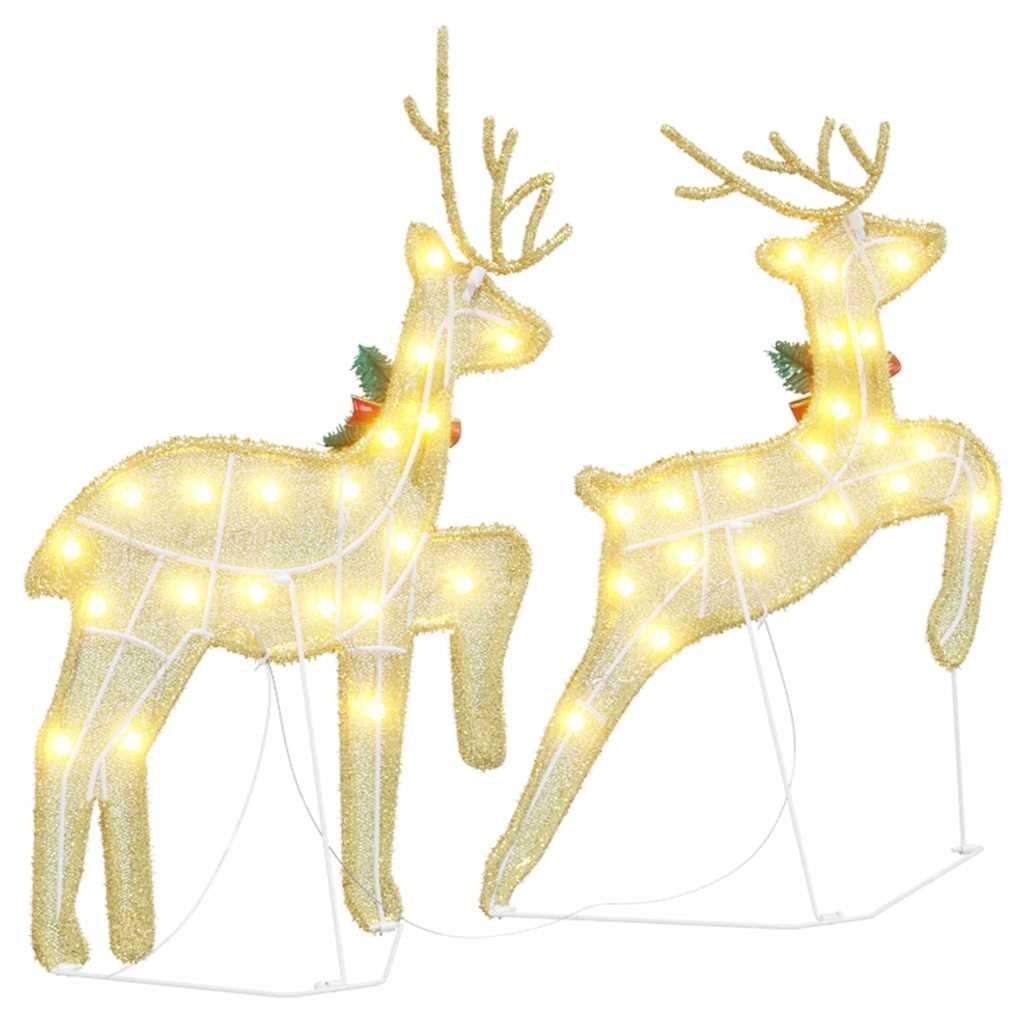 vidaXL LED Rendieren Set (2 stuks) - 72% Korting!