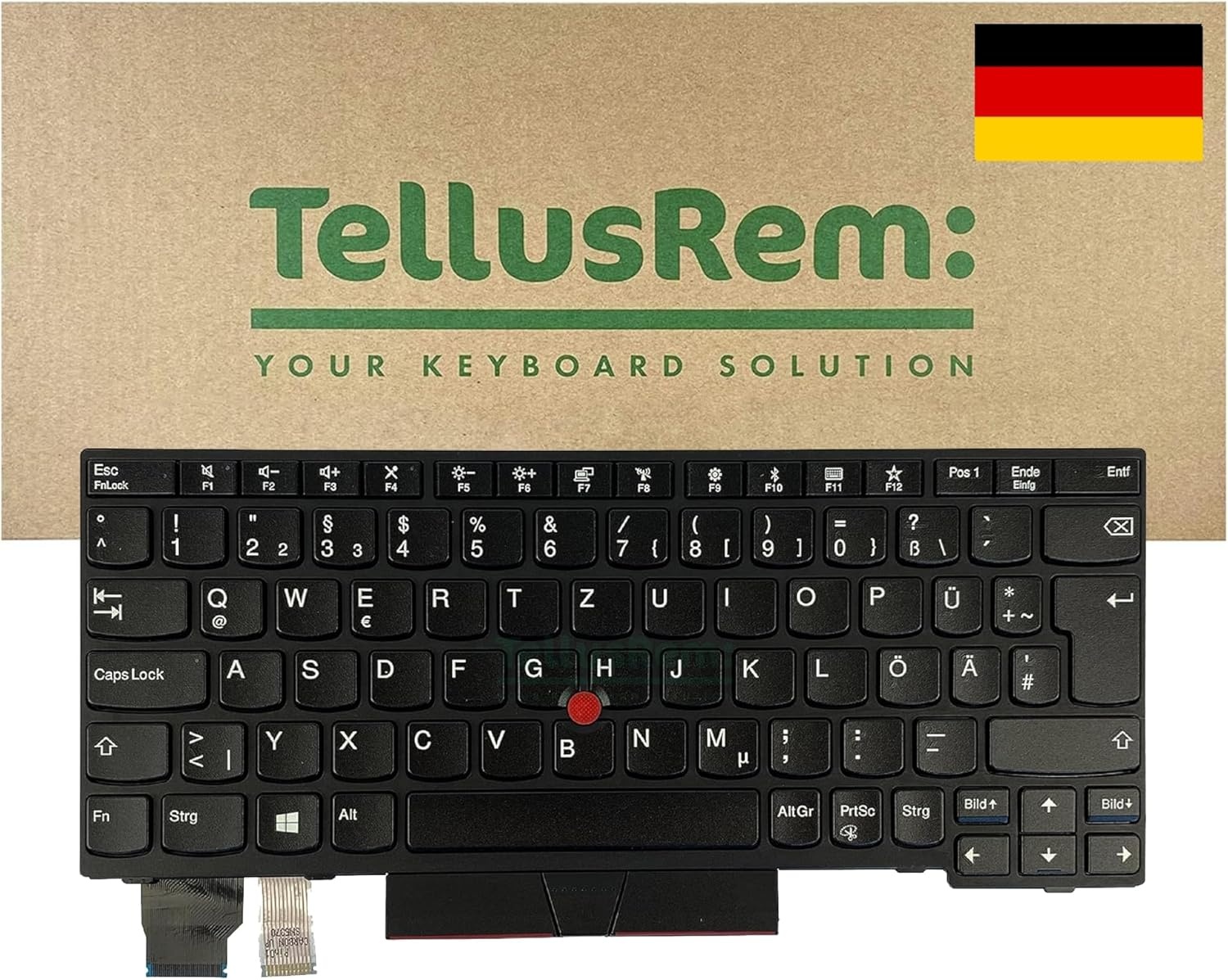 Toetsenbord Duits met achtergrondverlichting voor Lenovo ThinkPad X280 X390 X395