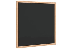vidaXL Krijtbord Grenenhout Zwart 40x40 cm - 63% Korting!
