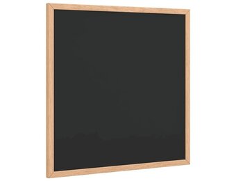 vidaXL Krijtbord Grenenhout Zwart 40x40 cm - 63% Korting!