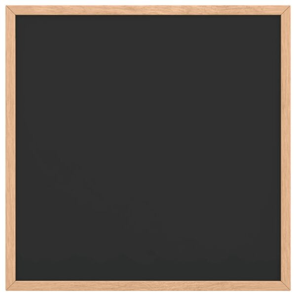 vidaXL Krijtbord Grenenhout Zwart 40x40 cm - 63% Korting!