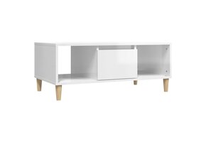 vidaXL Salontafel Hoogglans Wit - 69% Korting!