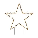 vidaXL Kerstster met 115 LED's - Warmwit, 85 cm - Nu 72% Korting