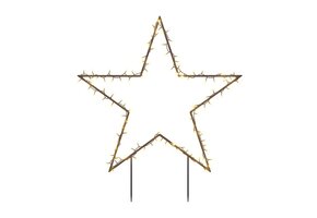 vidaXL Ster Kerstverlichting 115 LED's Warmwit - 76% Korting!